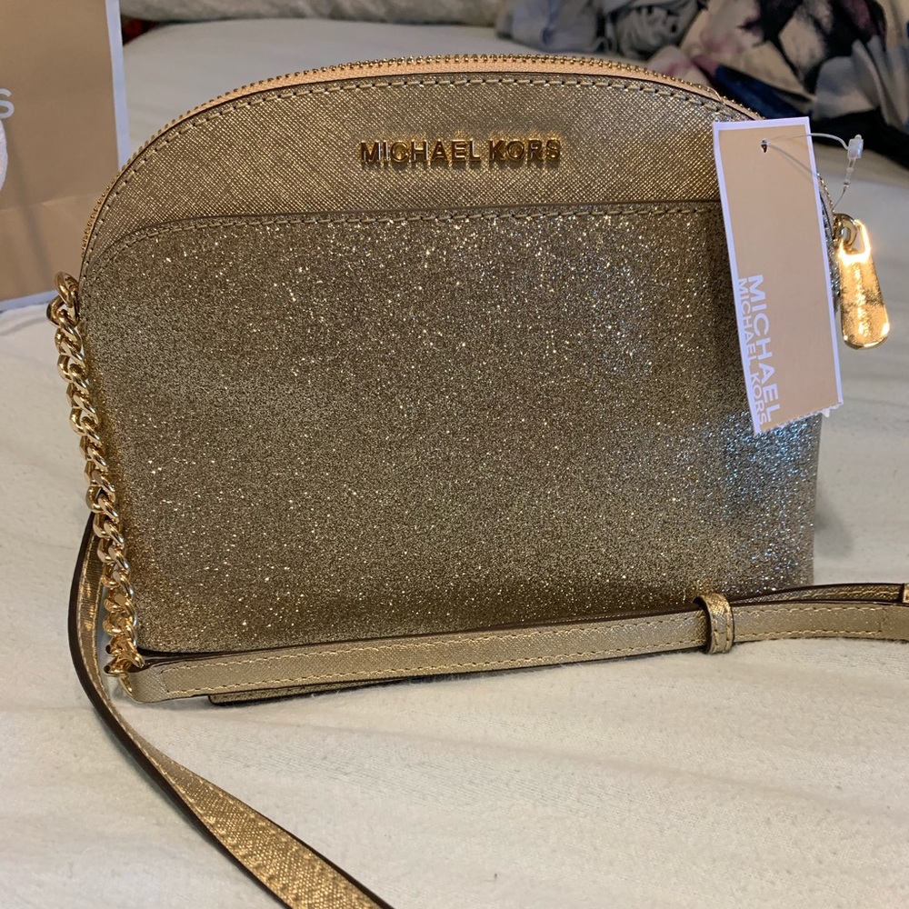 Michael Kors Gold Bag NWT